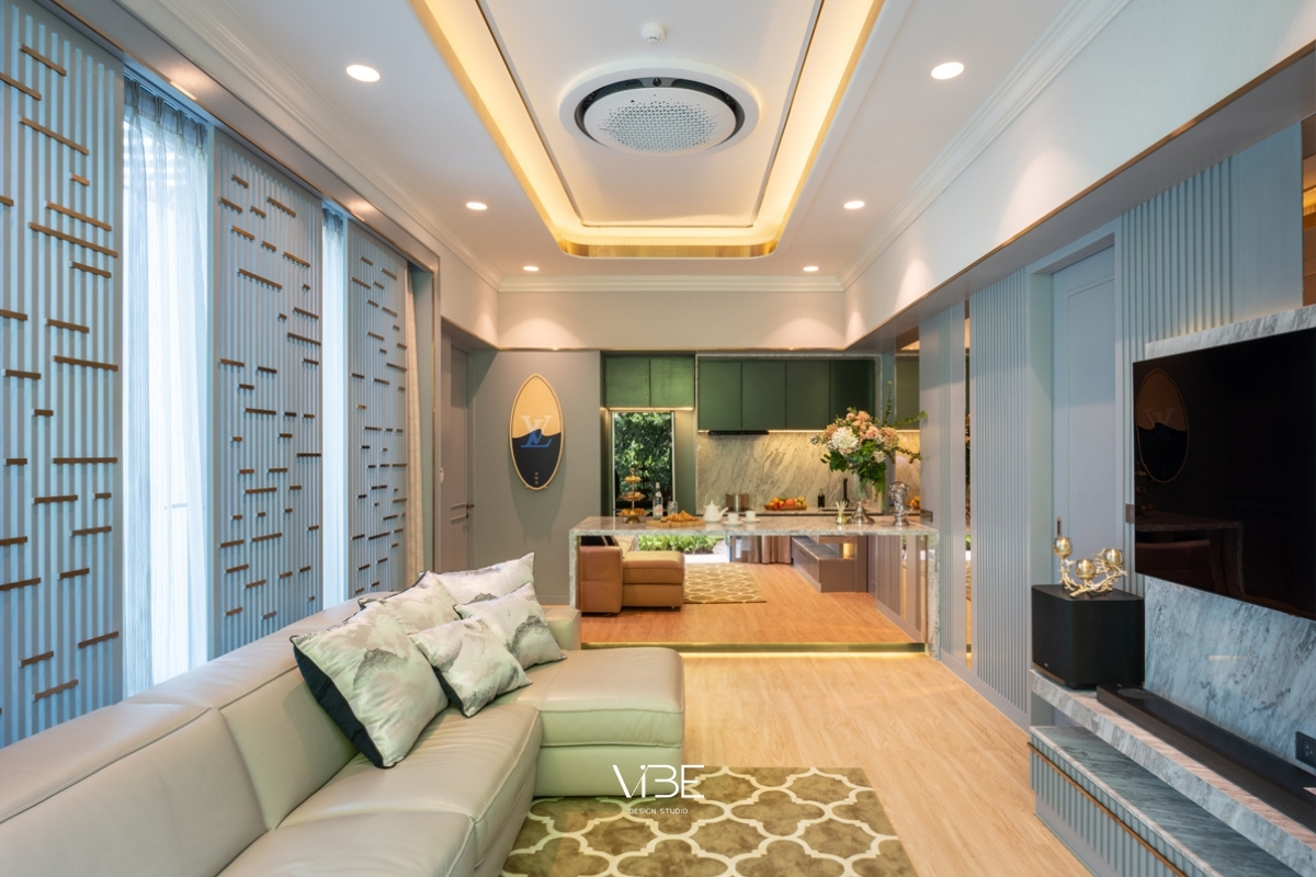 interior design private pool villa huahin